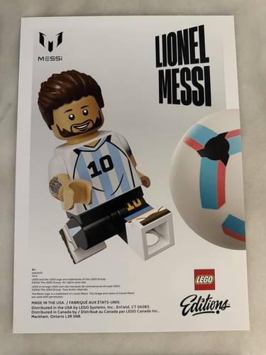 Poster lego lionel - messi,