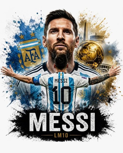 Lionel messi 8x10 foto lucida - 8x10,