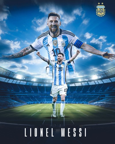 Foto 8x10 lionel messi - lionel,